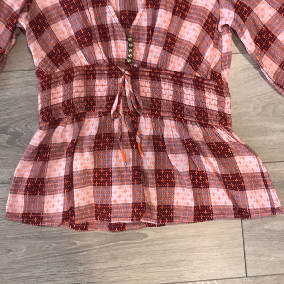 Anthropologie Plaid Top - Picture 3 of 10